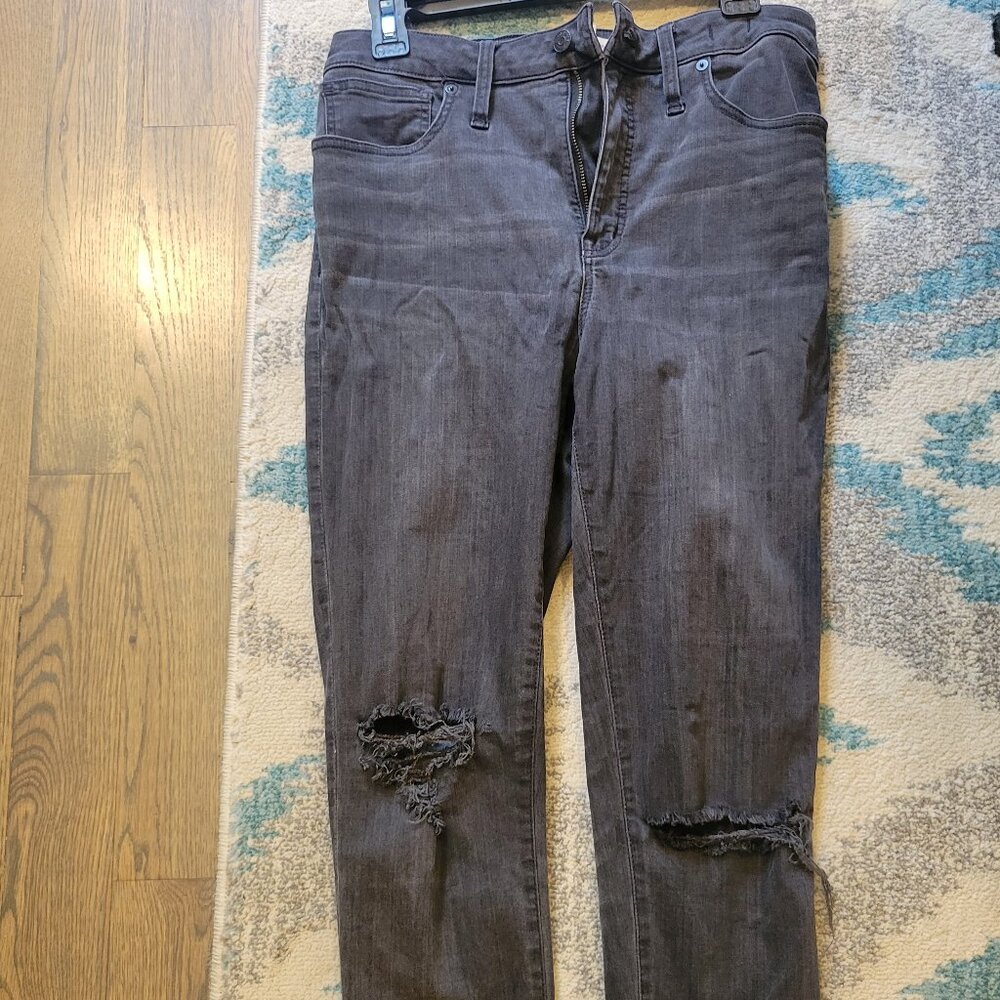 Madewell Straight Curvy black jeans